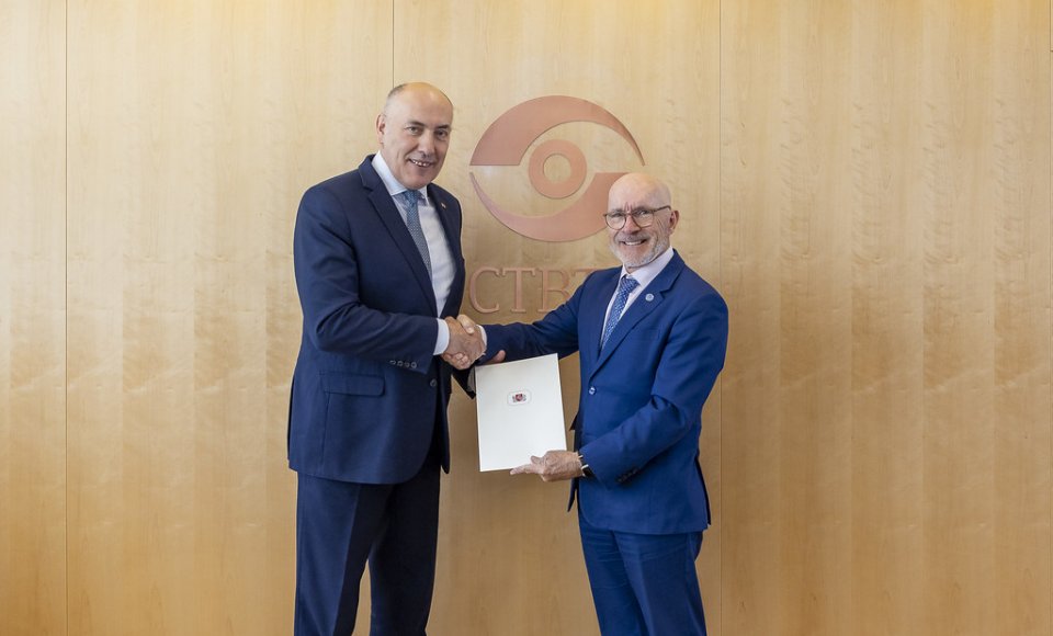 Ambassador Kudzmanas presented his letters of credence to the Executive Secretary of the...