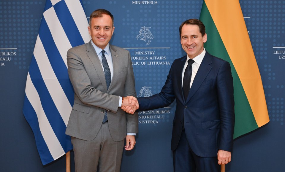 Vice-Minister Mitkus: Lithuania and Greece will actively cooperate in preparing for their presidencies of the Council of the European Union