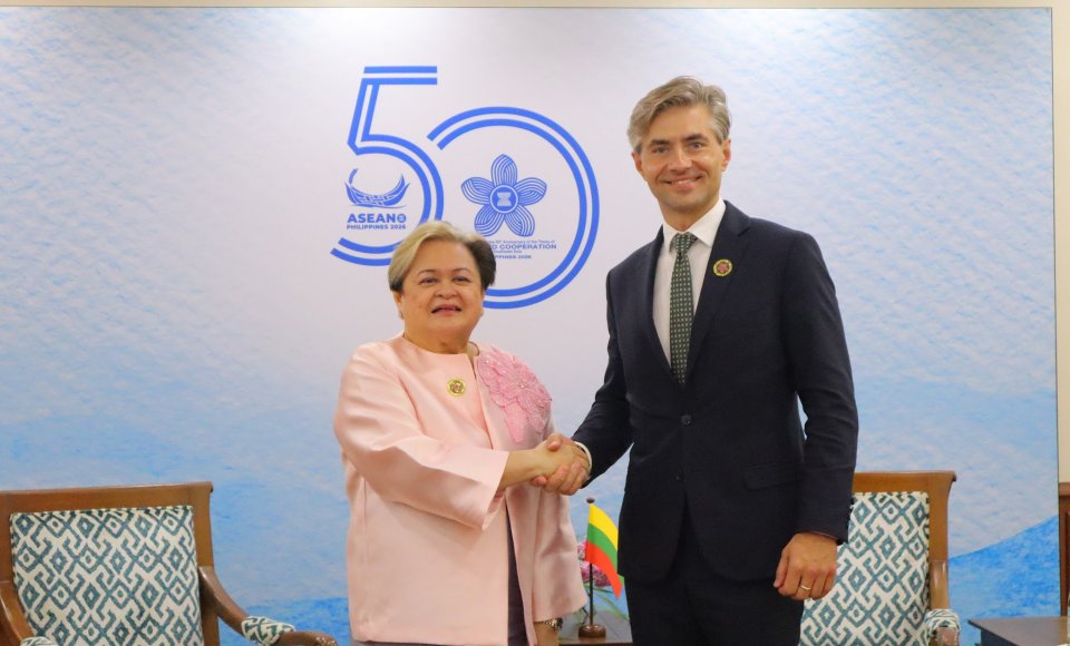 Minister Budrys met with the Philippine Secretary of Foreign Affairs 