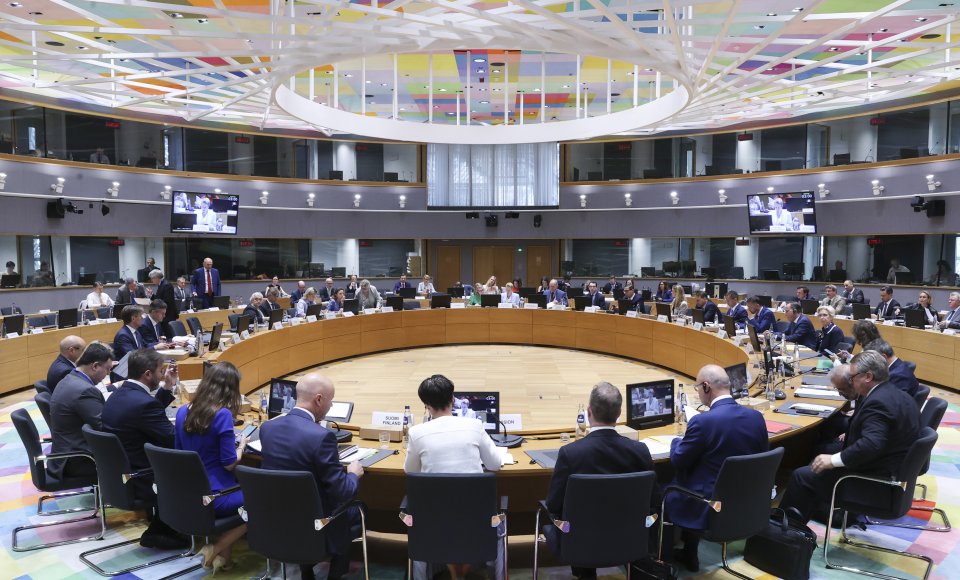 Budrys in Brussels emphasized continued support for Ukraine, pressure on Russia, and countering hybrid threats in the Baltic Sea