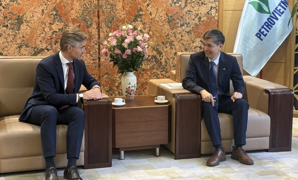 K. Budrys aptarė bendradarbiavimą su didžiausia Vietnamo energetikos įmone
