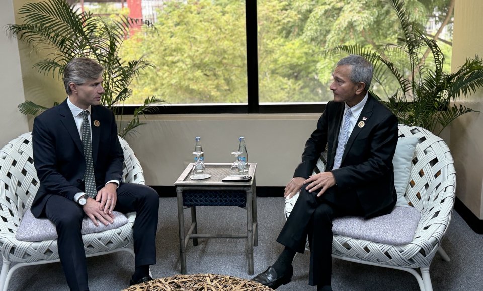 Budrys met with Singapore’s Minister for Foreign Affairs in the Philippines
