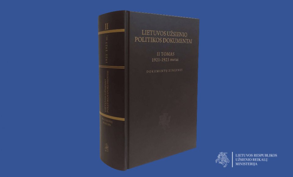 „Lietuvos užsienio politikos dokumentų“ antrojo tomo pristatymas Kauno knygų mugėje