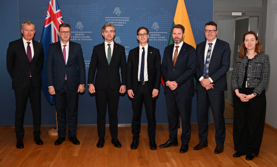 Vilniuje surengtos Lietuvos ir Australijos dvišalės politinės konsultacijos 