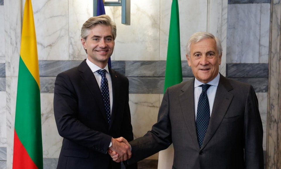 K. Budrys susitiko su Italijos užsienio reikalų ministru
