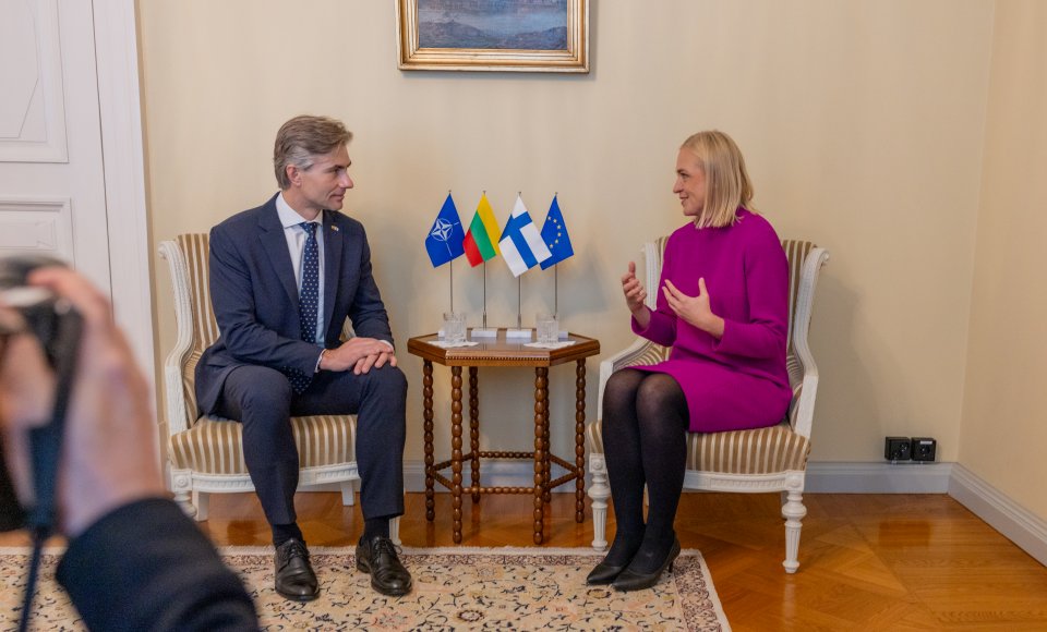 Budrys in Helsinki: security in the Baltic Sea and the Arctic is closely interconnected
