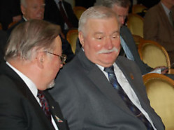 Daugiausia dėmesio per konferenciją sulaukė šių judėjimų simboliai - Lechas Walesa ir Vytautas Landsbergis. A.Pučėtos nuotr.