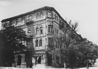 ISTORIJA. Baku, Pozienovskaja g.15 (dabar Džacharovų g.), 1919 m. Vinco Krėvės-Mickevičiaus bute veikė Lietuvos konsulatas. Asmeninio albumo nuotr.
