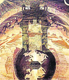 Milane pristatomas vienas iš garsiausių M.K.Čiurlionio paveikslų „Rex“.
