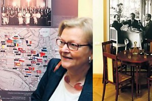 Ekspozicijas apžiūrėjo Lietuvoje reziduojantys oficialūs užsienio valstybių atstovai, tarpukario Lietuvos diplomatų giminės. Tomo Raginos nuotr.
