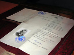 J. E. Stasio Lozoraičio diplomatinis pasas. A.Petraitytės nuotr.