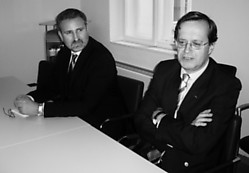 ESBO generalinis sekretorius Marc Perrin de Brichambaut spaudos konferencijoje neaštrino naujo Šaltojo karo problemos, kurią mėgsta eskaluoti kai kurie posovietinės erdvės ekspertai. Jo įsitikinimu, būtent ESBO yra reali užkarda tokiai grėsmei. Organizacijos prevencinė veikla mažina konfliktų plėtrą. Jolantos Beniušytės nuotr.