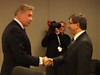 A.Ažubalis (left) and A.Davutoğlu