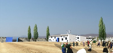 Afganistane, Goro provincijos centre Čagčarane, iškils lietuvių architektų suprojektuoti globos namai. A.Barzdžiaus nuotr.