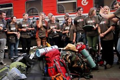 „Misija sibiras 2011“ dalyvių išlydėtuvės. Š.Mažeikos nuotr. 