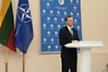 A.Brūzga at the opening ceremony of the ESC