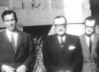 Diplomatų Lozoraičių šeima Romoje apie 1950 metus. Gintauto Sederevičiaus fotografija