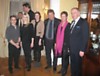 Trečia iš kairės Ohlsson, ketvirtas Nilssonas, šeštas Lietuvos ambasadorius Švedijoje Motuzas