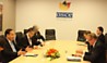 A.Ažubalio (first from right) and Y.Kazykhanov at the bilateral meeting