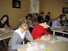 Nacionalinio diktanto dalyviai Budapešte