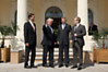 Les ministres M.Riekstins, F.-W.Steinmeier, V.Ušackas et U.Paet (photo: A.Sendrauskas)