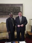 L. Linkevičius avec P. Turkson